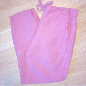 J. Crew Denim Seaside Pant Linen Blend